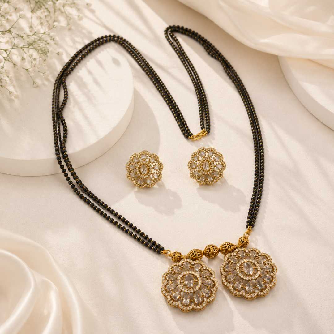 Golden Blossom Mangalsutra