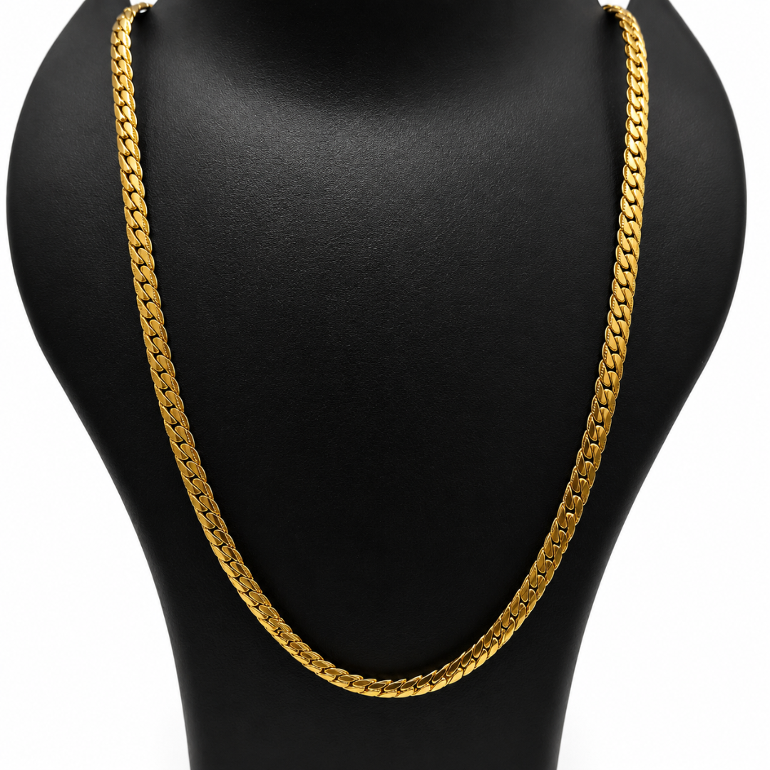 18k Gold Plated Omega Chain
