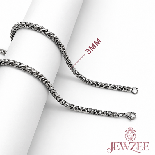 Basket Silver Chain