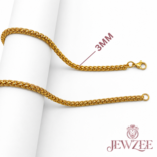 Golden Cascade 18K Gold Plated Chain