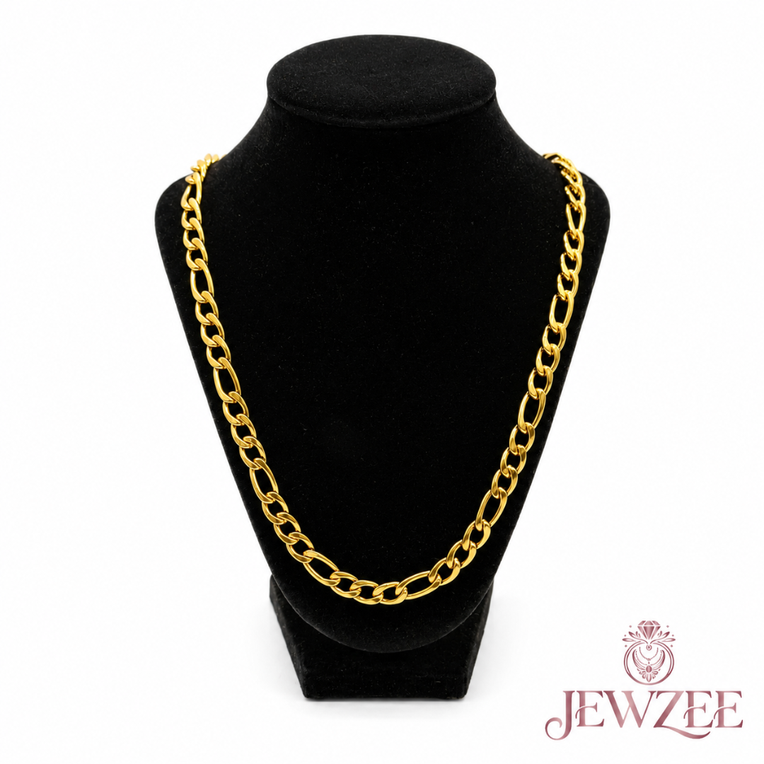 Long Link 18K Gold Plated Chain