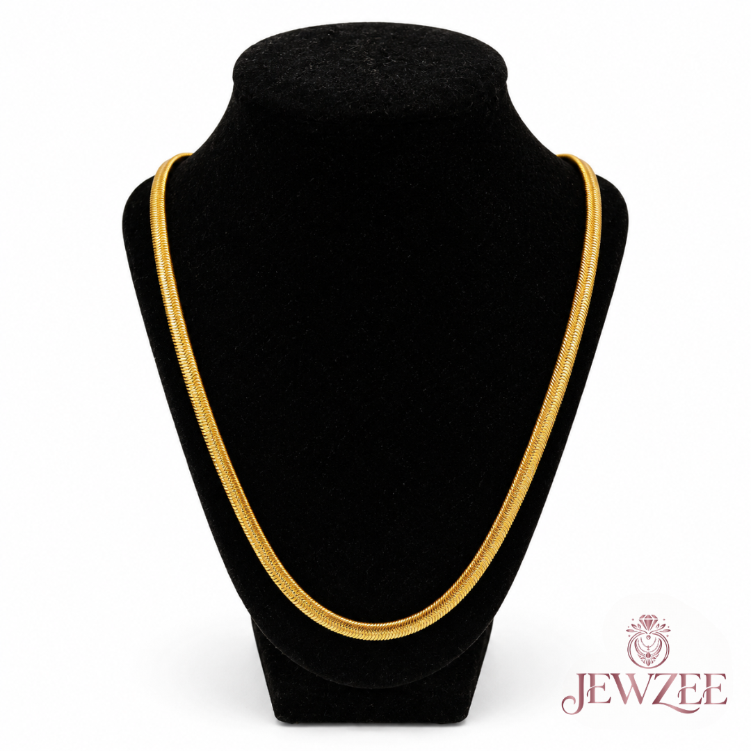 Classic Snake 18K Gold Plated Chain
