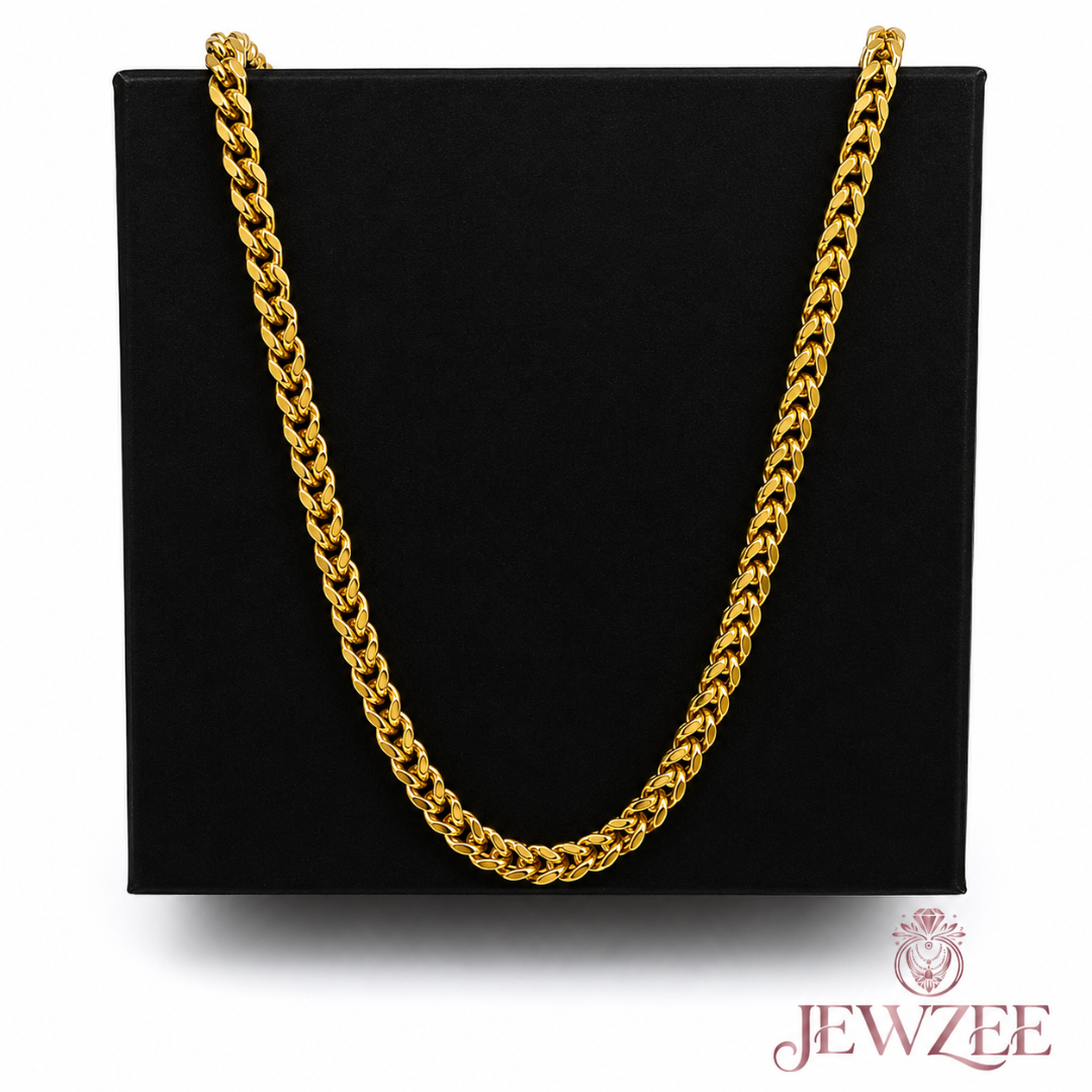 Box 18K Gold Plated Chain