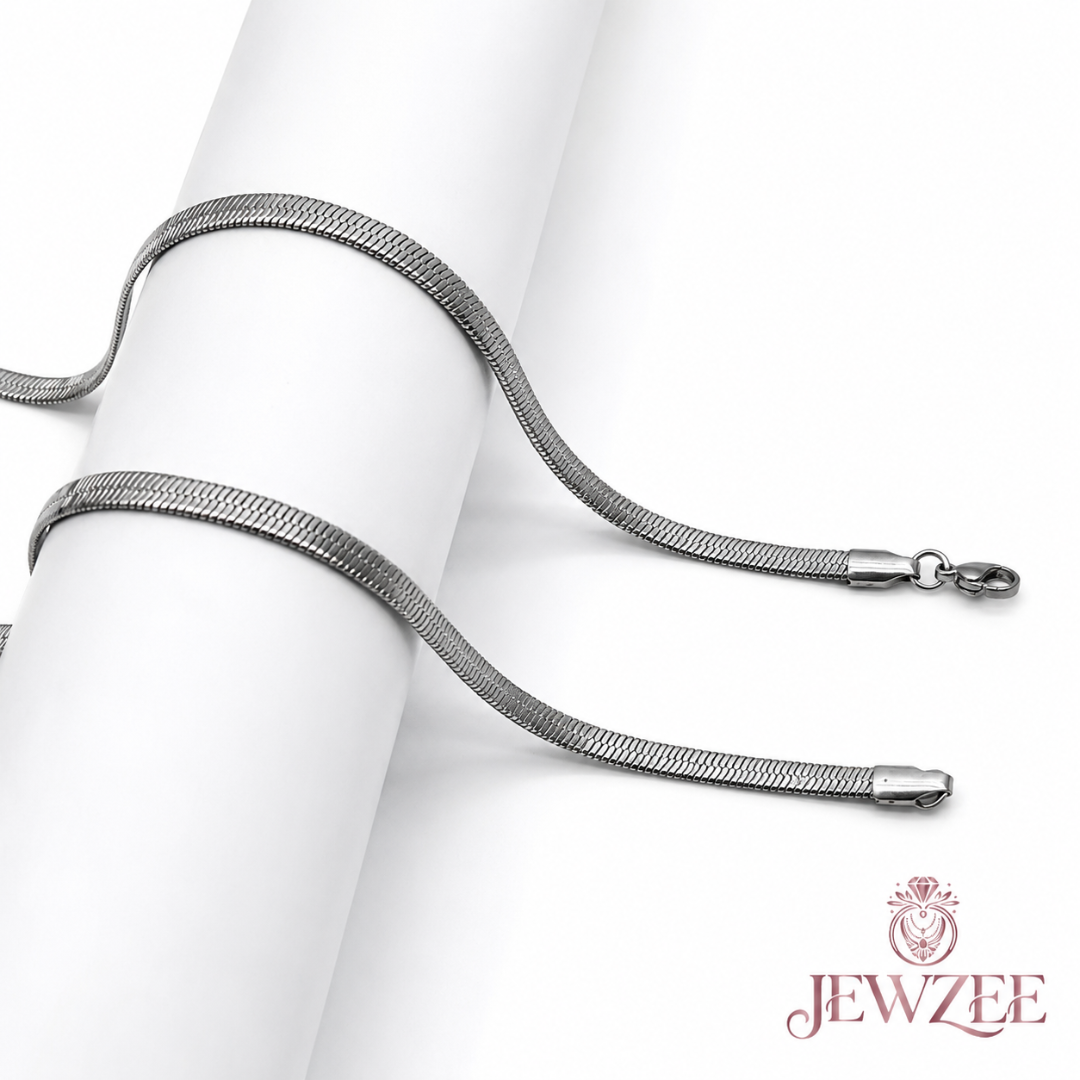 Mini Snake Silver Chain