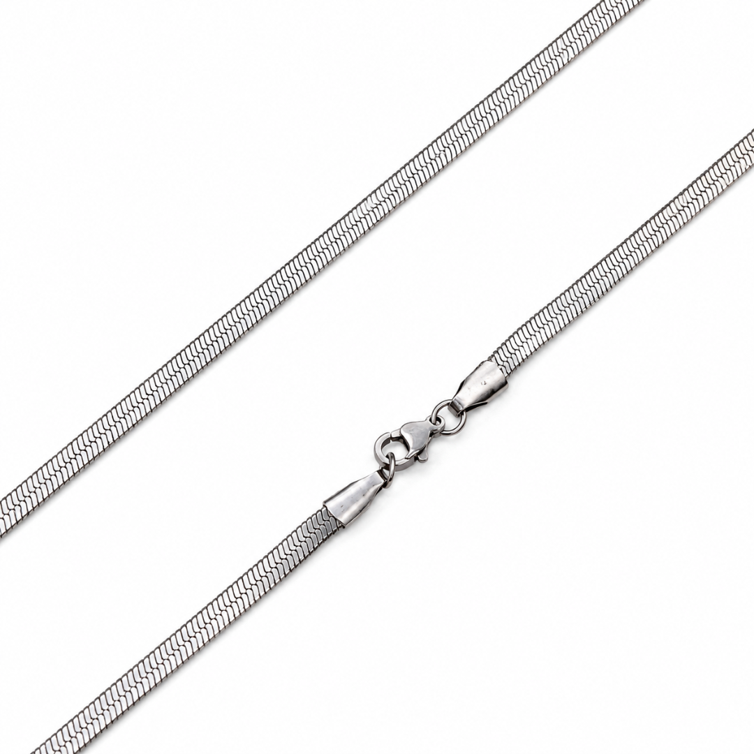 Mini Snake Silver Chain