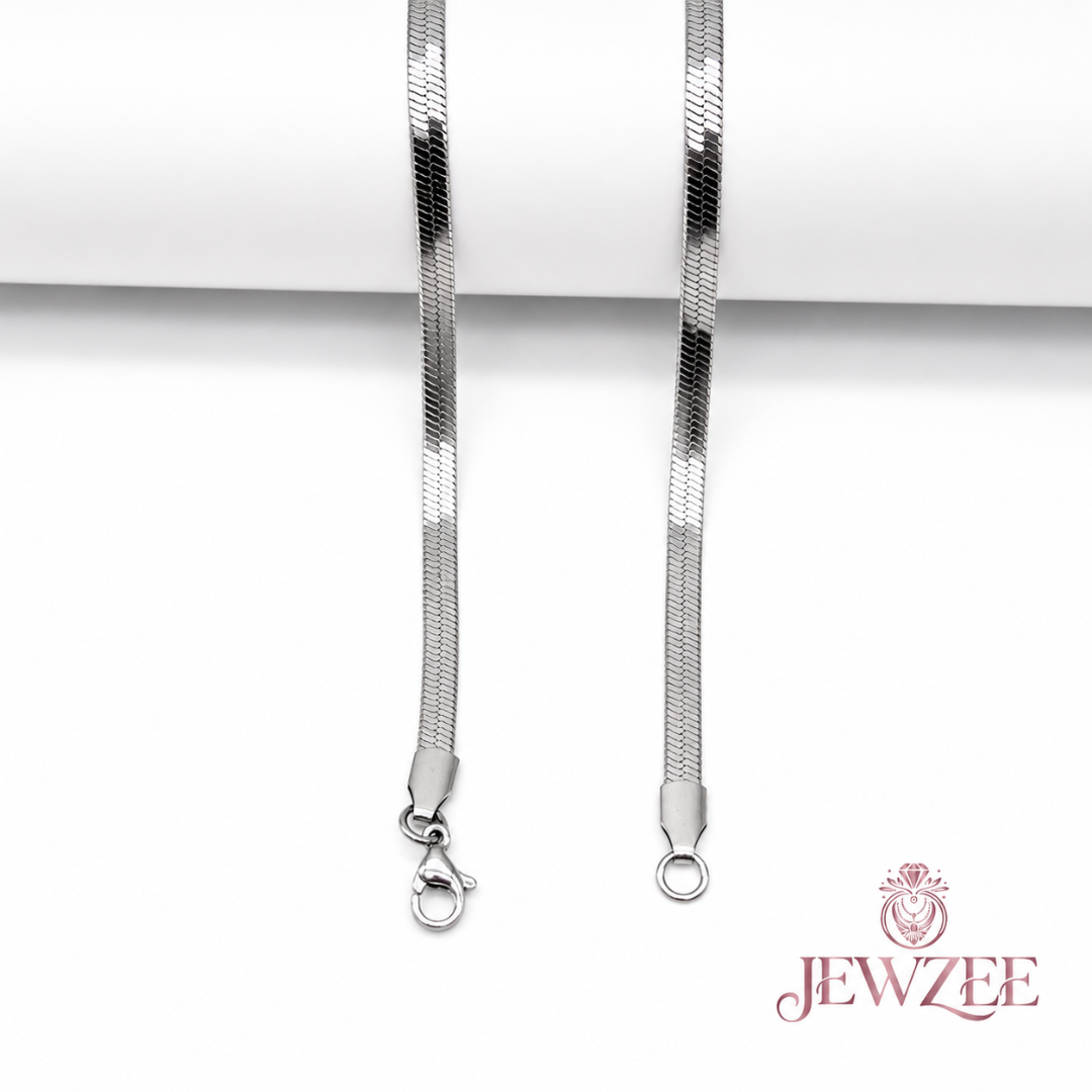 Mini Snake Silver Chain