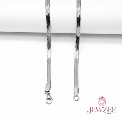 Mini Snake Silver Chain