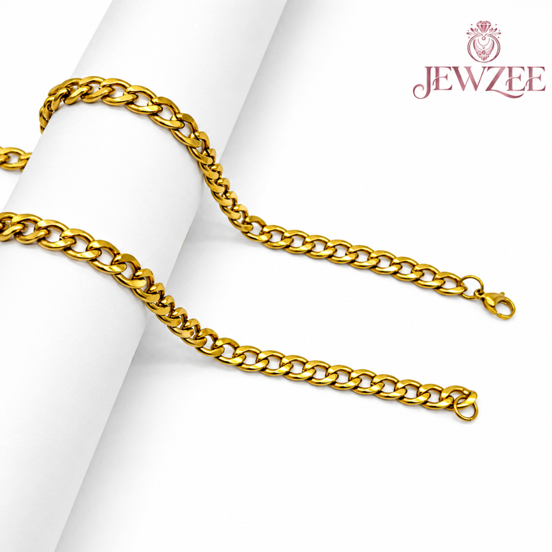 Cuban 18K Gold Plated Chain