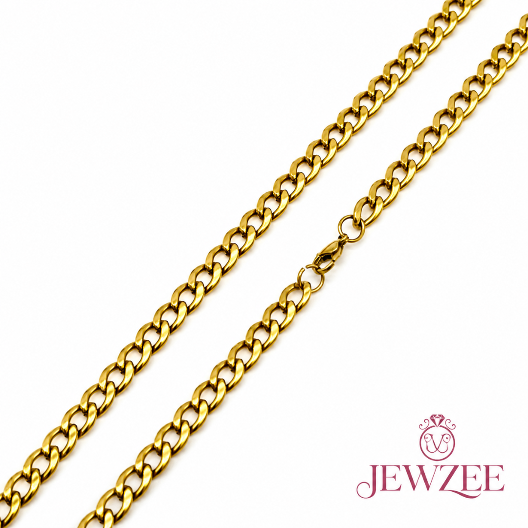 Cuban 18K Gold Plated Chain