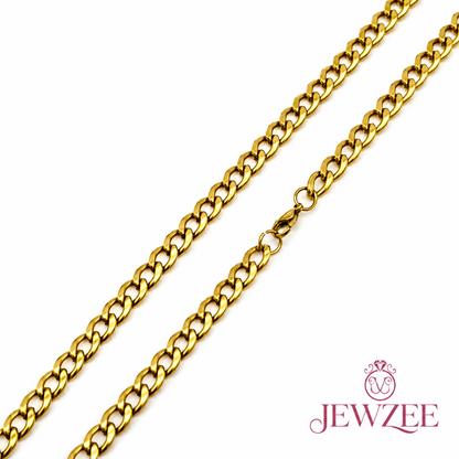Cuban 18K Gold Plated Chain