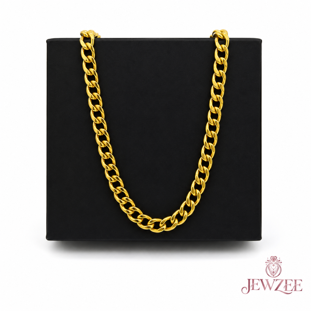 Cuban 18K Gold Plated Chain