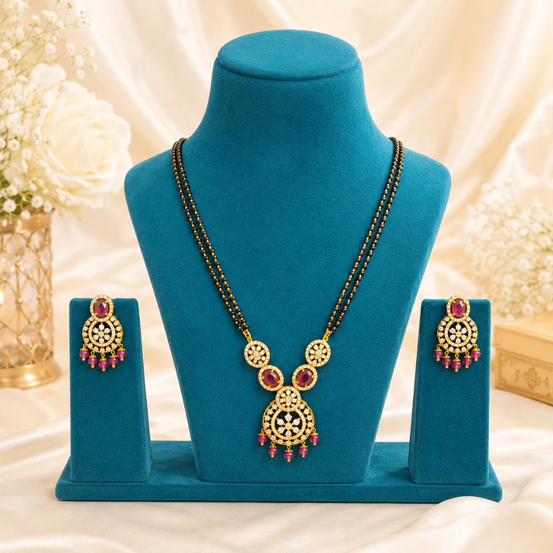 Ruby Royale Mangalsutra