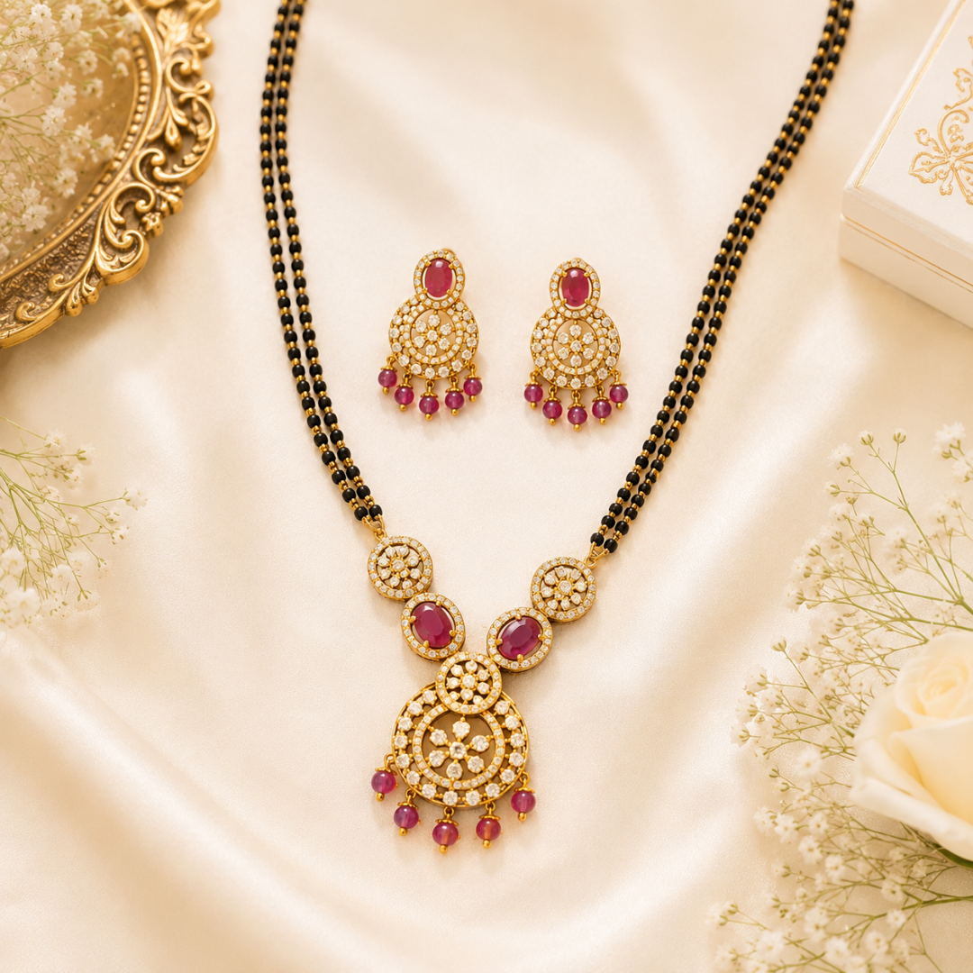 Ruby Royale Mangalsutra