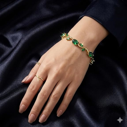 Tulip Bracelet Green