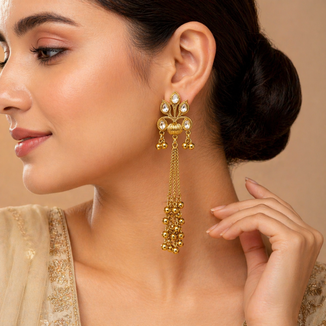 Kashmiri Long Earring