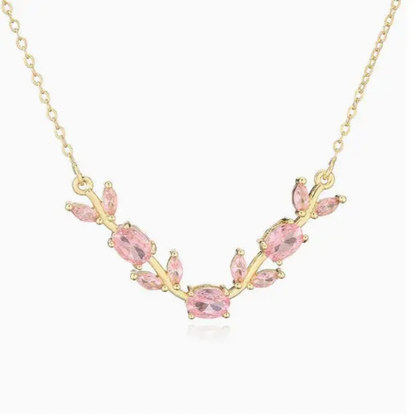 Pink Tulip Necklace for Women