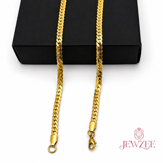 18k Gold Plated Omega  Chain