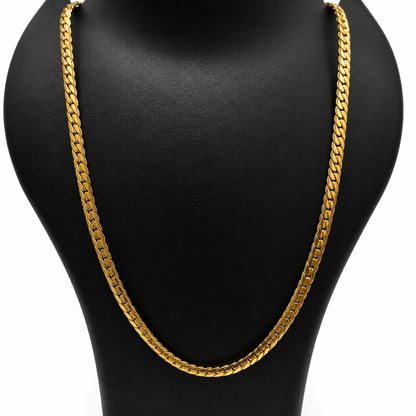 18k Gold Plated Omega  Chain