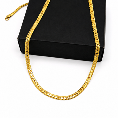 18k Gold Plated Omega  Chain