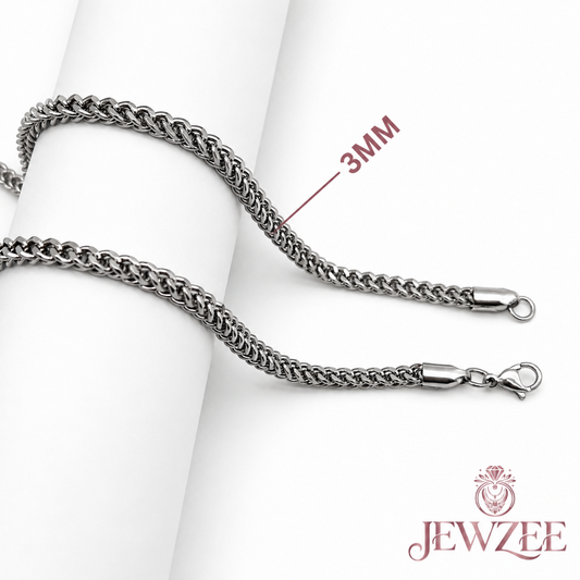 3mm Box Silver Chain