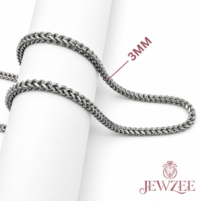 3mm Box Silver Chain
