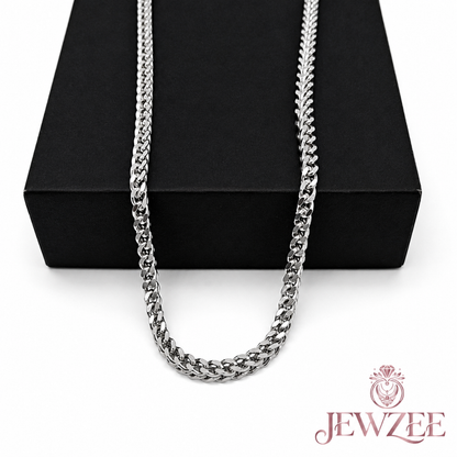 4mm Box Silver Chain