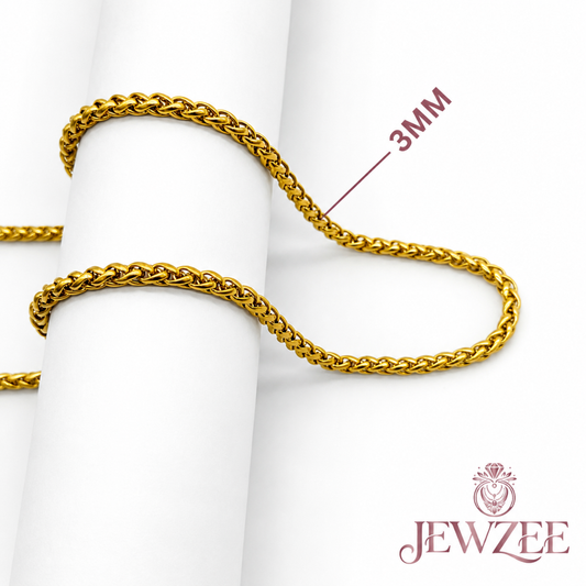 Golden Cascade 18K Gold Plated Chain