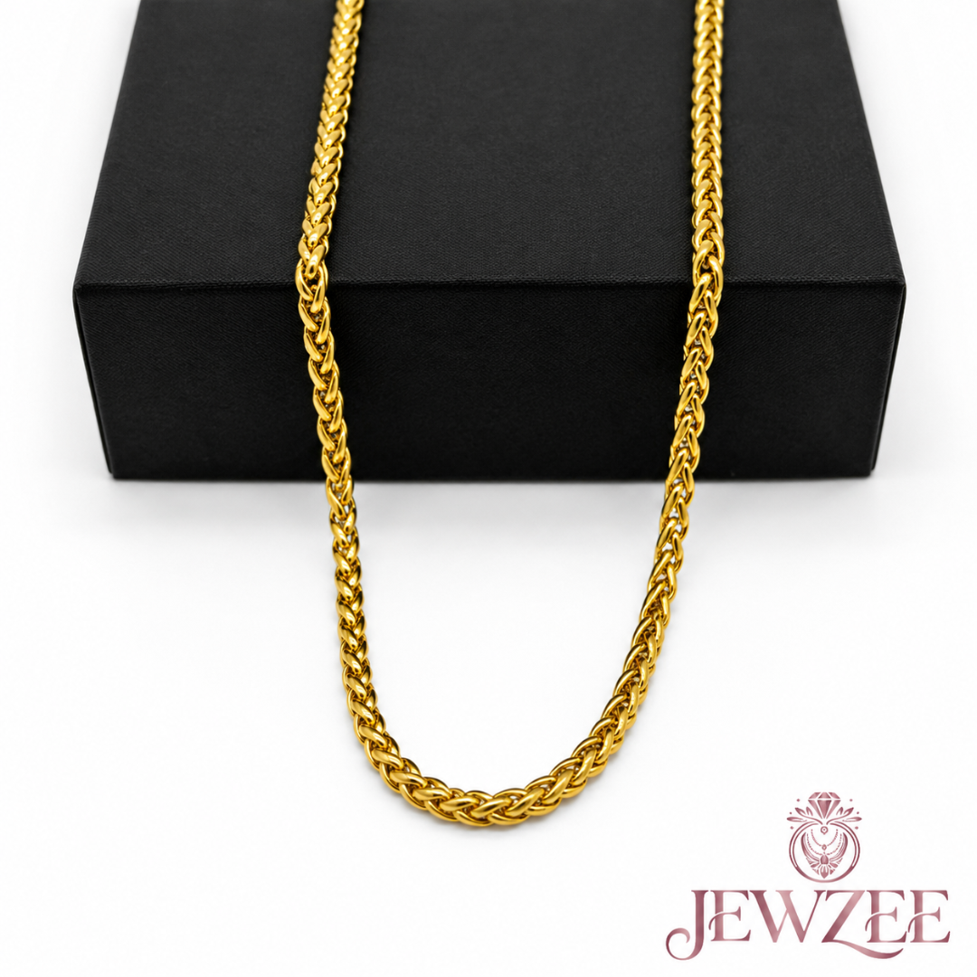 Golden Cascade 18K Gold Plated Chain