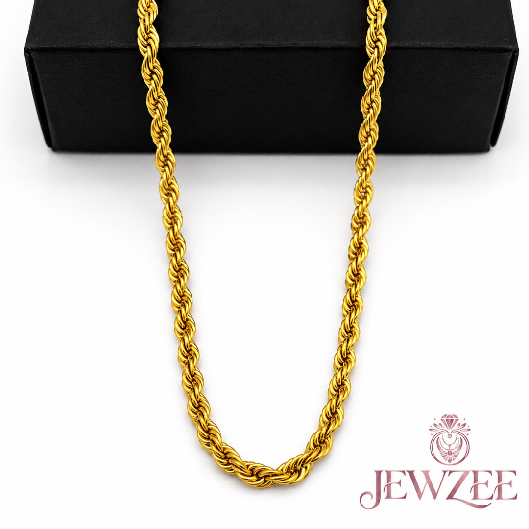 Rassi Rope 18K Gold Plated Chain
