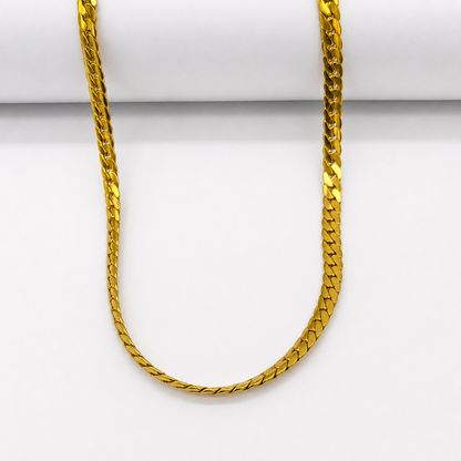 Crub Shine 18K Gold Plated Chain