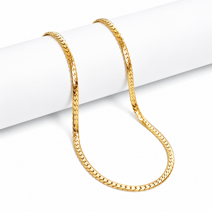 Crub Shine 18K Gold Plated Chain