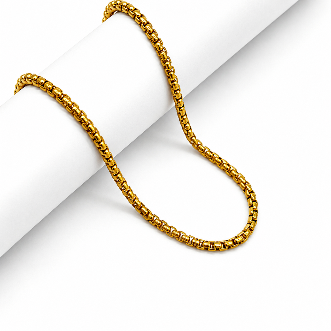 Shine Box 18K Gold Plated Chain