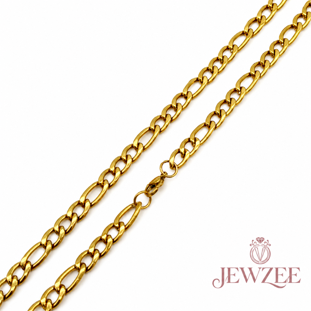 Long Link 18K Gold Plated Chain