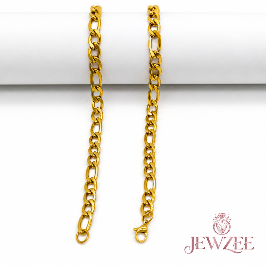 Long Link 18K Gold Plated Chain