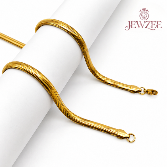 Classic Snake 18K Gold Plated Chain