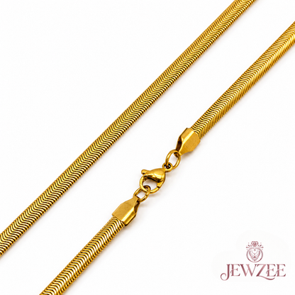 Classic Snake 18K Gold Plated Chain