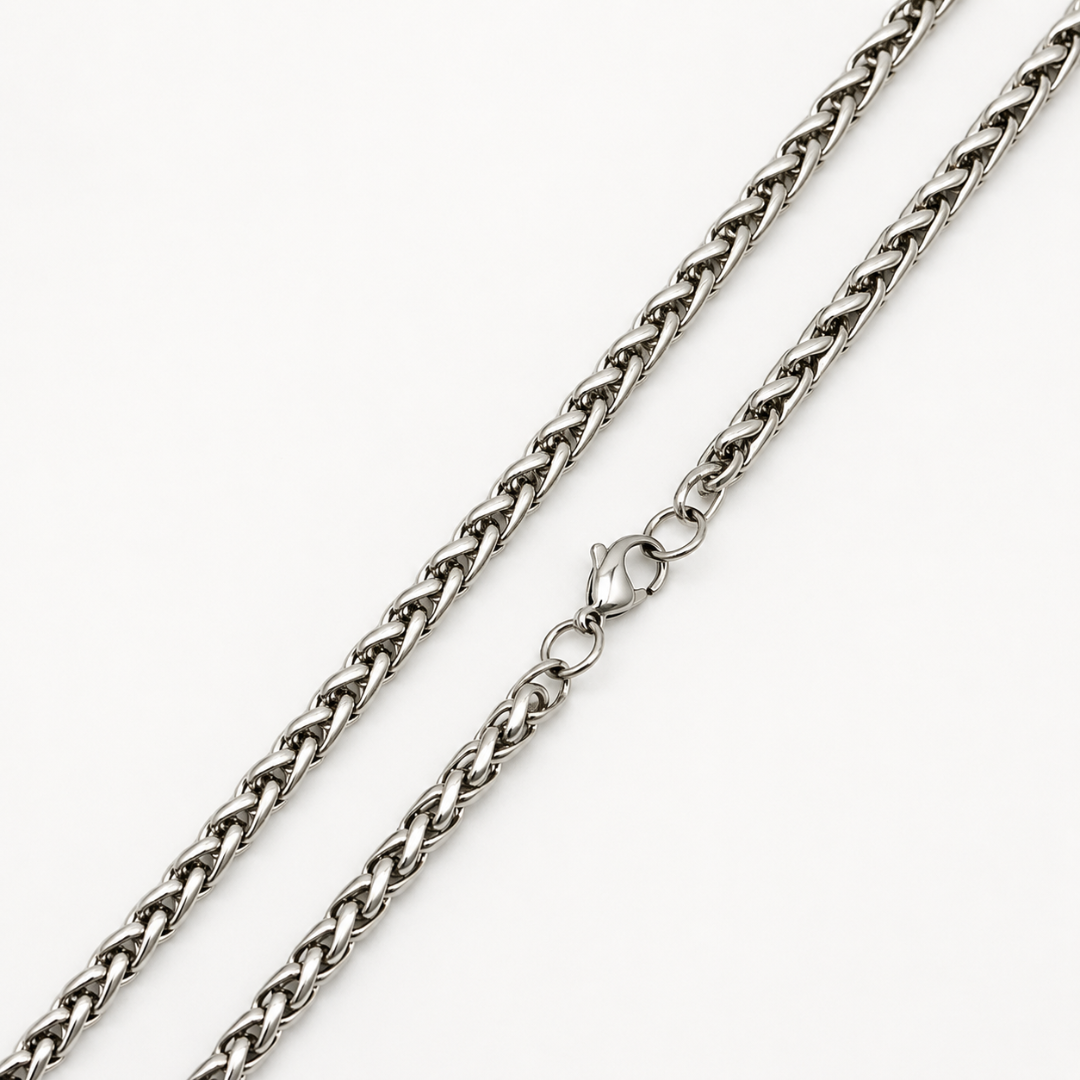 Rolling Basket Silver Chain