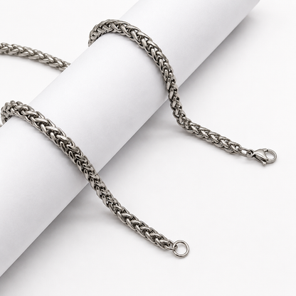 Rolling Basket Silver Chain