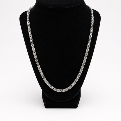 Rolling Basket Silver Chain