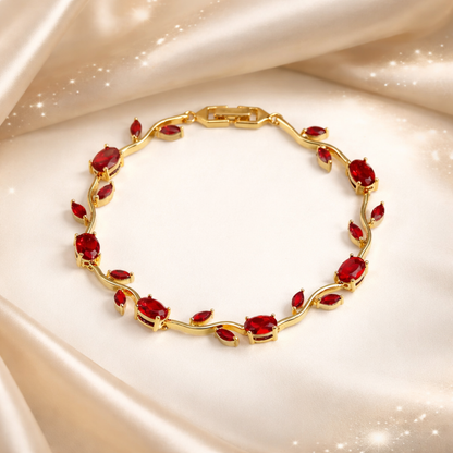 Tulip Bracelet Red