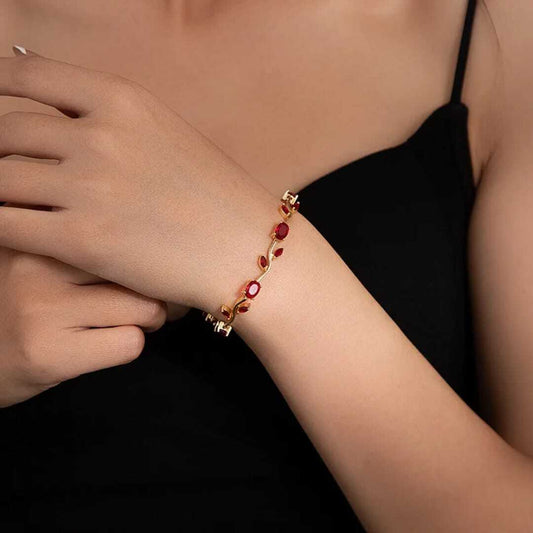Tulip Bracelet Red